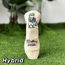 Vỏ bọc gậy đánh golf Caddie Fisherman Vỏ bọc đầu gậy Vỏ bảo vệ Driver Fairway Vỏ bọc gậy Hybrids bằng gỗ Vỏ bọc đẩy Phiên bản giới hạn mới - Màu be - Xem 5