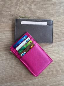 1 pieza Monedero con cremallera de cuero de PU personalizado para mujer, pequeña cartera con cremallera, monedero portátil, multifuncional, versátil, ligero para vacaciones/viajes, para exteriores/salidas/viajes/senderismo/estadio/deportes/escalada, para estudiantes de secundaria, preparatoria, universidad, principiantes, de segundo año, estudiantes de grado inferior, carteras y portarretratos personalizados, vintage, bolsos y equipaje, accesorios de Halloween 2025, gran capacidad, glamour de Año Nuevo - Negro - Ver 2