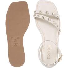 Women Flat Sandals - White - View 6