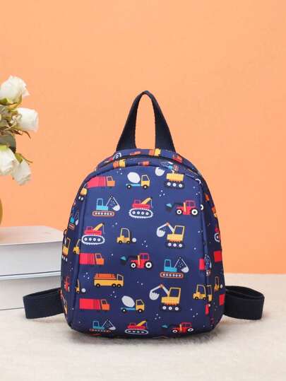 1st Mini Enhörningsryggsäck för småbarn med slumpmässigt tryckt mönster