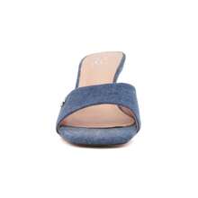 New York & Company Women's Gaia Kitten Heel Sandal - 藍色 - 查看 3