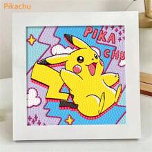 1 Pezzo Kit Di Pittura A Diamante Fai Da Te Con Cartoni Animati Per Bambini, Mosaico Completo Con Forellino Di Diamante, Regalo Di Artigianato A Strass Per Ragazzi E Ragazze