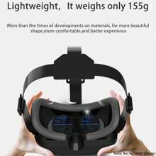 圣诞装饰 Byson 虚拟现实 VR 耳机 3D 眼镜耳机头盔 VR 护目镜适用于电视、电影和视频游戏兼容 IOS、Android 并支持 4.7-7 英寸 - 彩色 - 查看 9