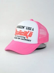 A Piece Of Men's Sicko Foam Sponge Baseball Cap Outdoor Mesh Cap Summer Sunshade Breathable Net Cap Spring And Summer Multi-Erotic Couple Baseball Cap Hip-Hop Hollow Hat Men And Women Five-Pointed Star Net Cap Sun Sun Hat Suitable For Outdoor Sports Daily Life - A - View 5