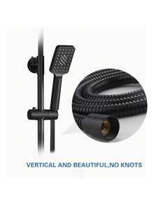 G1/2接口（0.79英寸/2厘米）淋浴软管，柔性不锈钢手持淋浴软管，黄铜接头，替换金属延长淋浴软管，浴室配件，浴室工具