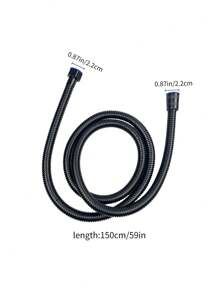 G1/2接口（0.79英寸/2厘米）淋浴软管，柔性不锈钢手持淋浴软管，黄铜接头，替换金属延长淋浴软管，浴室配件，浴室工具