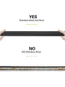 G1/2接口（0.79英寸/2厘米）淋浴软管，柔性不锈钢手持淋浴软管，黄铜接头，替换金属延长淋浴软管，浴室配件，浴室工具