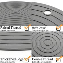 1 Tấm Thảm Thức Ăn Cho Thú Cưng Bằng Silicon, Thảm Cho Thú Cưng Ăn Chống Trơn Trượt, Dành Cho Chó Và Mèo, Thích Hợp Cho Thú Cưng Vừa Và Nhỏ - Nhiều màu - Xem 4