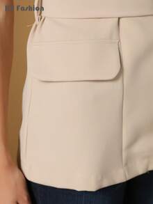 Women Blouses - Beige - View 9
