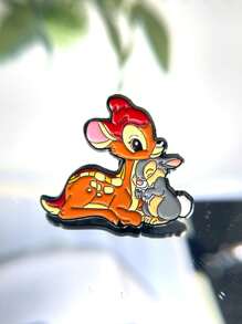Cartoon Movie Bambi Thumper Enamel Pins, Cute Deer And Rabbit Brooch Metal Lapel Badges Movie Fans Collection, Backpack Bag Hat Accessories, Gifts For Fans - XZ009 - View 2