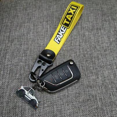 1pc Premium Motorcycle Racing Keychain Cost-Effective Car Culture Keychain - Suitable For Racing Motorcycle/Backpack/Satchel Bag Keychain Car Accessories Bag Charm School Letter Cute Goth Y2k