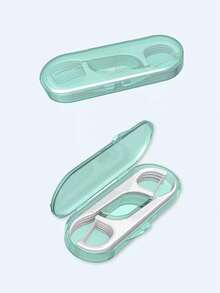 可攜式一次性牙線分配器-高韌性、深層清潔、符合人體工程學設計和防滑握把（盒裝+一次性牙線） - 彩色 - 查看 3