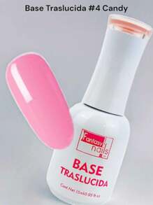 15 ml Gel Base Traslucida Fantasy Nails 3 pasos de larga duracion gel semipermanente uso profesional para aplicacion de uñas - Multicolor - Ver 6