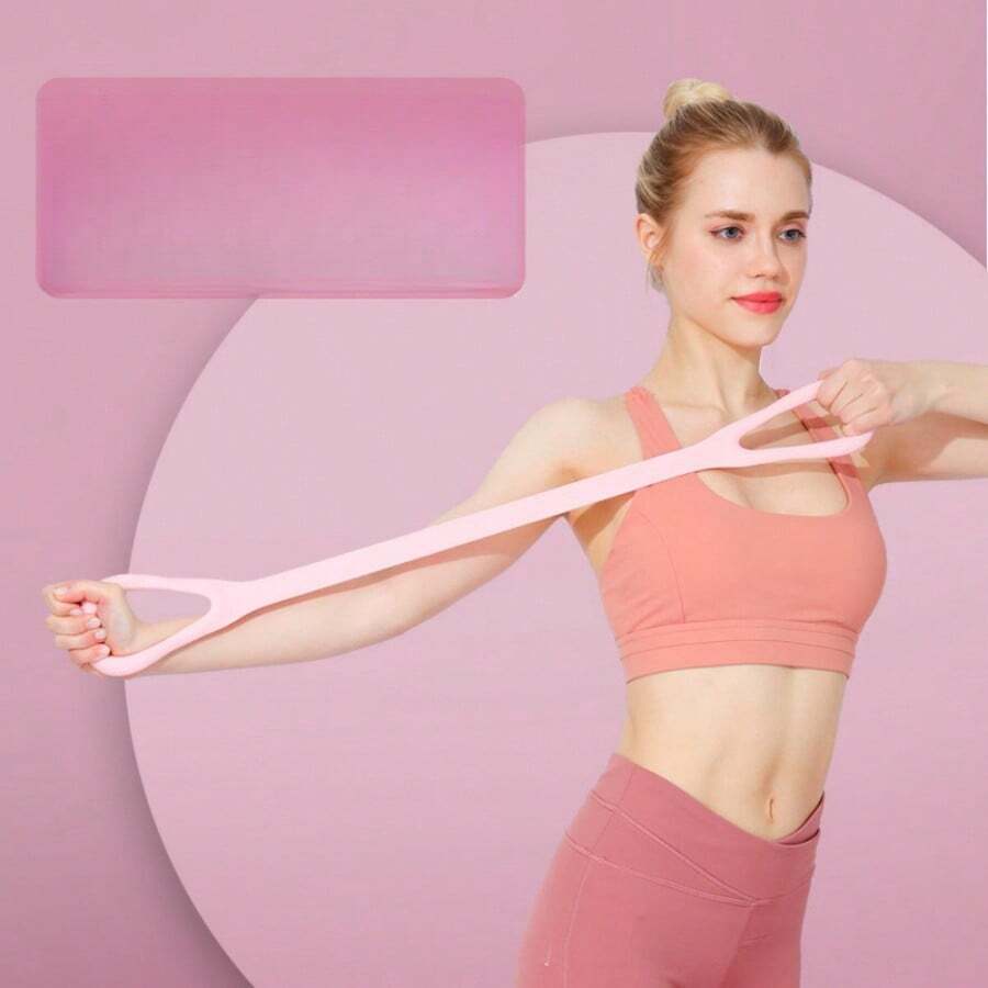 Eight-Character Chest Expander Yoga Resistance Band Breasts Lifting Elastic Puller - Multicolor - View 1