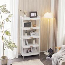 5-Layer Multifunctional Storage Cabinet With Cabinet Door Storage Cabinet Rack Storage Rack White