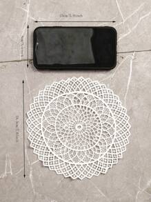 1pc Kitchen/Dining Room/Living Room Decorative Table Mat, Embroidered, Heat Resistant, Scratch Proof, Dust Proof, Suitable For Weddings, Parties, Gifts, Birthdays