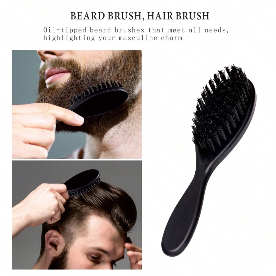 A Shaving Brush Or Beard Brush For Men's Grooming Helps Tackle