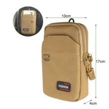 Nylon Bag Outdoor Waist Fanny Pack Men Phone Pouch Camping Hunting Waist Bag EDC Gears Christmas Gifts Winter Christmas Bag Bum Bag Sling Bag Travel Bag Gifts Thanksgiving Fall Holiday Storage Bag Merry Christmas Men Bag Chest Bag Cross Bag Side Bag Crossbody Bag Men Gifts Hiking Hiking Student Large Capacity Multi-Functional Portable Fashionable Running Accessories Tools Belt Bag Festival Phone Bag - Multicolor - View 8