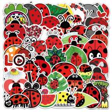Bộ 50 Ngộ nghĩnh Dễ Thương Bọ Rùa Chống Nước Miếng Dán DIY Cho Điện Thoại Laptop Ván Trượt Sáng Tạo Graffiti Xe Ô Tô Xe Máy Miếng Dán - Nhiều màu - Xem 1