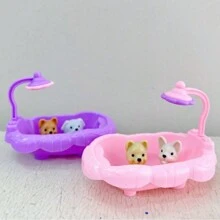 可爱狗狗宠物篮家庭玩具狗娃娃套装狗笼玩具场景玩耍玩具圣诞装饰感恩节礼物