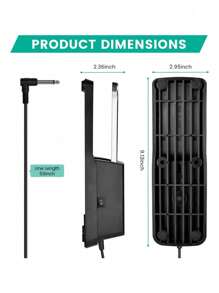 Pedal Piano Piano Sustain Pedal Pedal Universal para Pianos Eléctricos y Digitales con Interruptor de Polaridad Pedal de Sostenido Suela de Goma Antideslizante - Multicolor - Ver 4