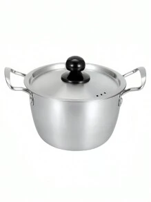 3 Stück Edelstahl Ramen Topf, Mehrzweck Suppentopf, 3 Größen