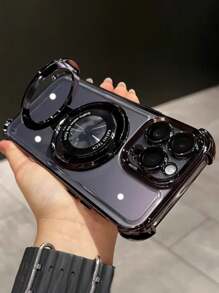 1个电镀磁吸手机壳，兼容 15 Pro Max/16 Pro Max/16 Pro/14 Pro Max/14 Pro/13 Pro Max和Galaxy S21 5G/S21 Ultra/S22/S22 Ultra/S23/S23 Ultra/S24/S24 Ultra 5G、A14/A33 5G/A53 5G/A54 5G/A52/A52s 5G/A15 5G/A13 4G/A22 4G/A22 5G/A34/A23 5G/S25/S25 Ultra，支持无线充电，防水，防震，防刮。 - 黑色 - 查看 4