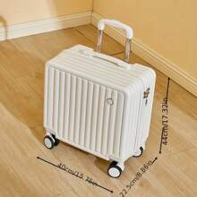 Grazioso bagaglio da viaggio aereo in stile fresco da 18 pollici, valigia a tracolla con password per uomini e donne, bagaglio a mano senza bisogno di bagagli in stiva, viaggio scolastico viaggio di nozze vacanza studio all'estero accessori da viaggio scelta ideale per regali, durevole per ragazzi, ragazze, studenti, coppie.