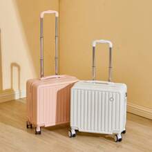 Grazioso bagaglio da viaggio aereo in stile fresco da 18 pollici, valigia a tracolla con password per uomini e donne, bagaglio a mano senza bisogno di bagagli in stiva, viaggio scolastico viaggio di nozze vacanza studio all'estero accessori da viaggio scelta ideale per regali, durevole per ragazzi, ragazze, studenti, coppie.