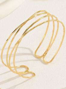 إسورة ذراع يدوية بسيطة - مطلية بذهب عيار 14K، مجموعة من 3/2/1، ذراع علوي مطلي بالذهب، مجموعة أساور علوية للذراع، إسورة علوية للذراع، سوار ذراع رفيع متعدد الطبقات للمجوهرات