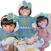 Bebe Reborn Menina Lançamento Silicone Luna  Pode Dar Banho