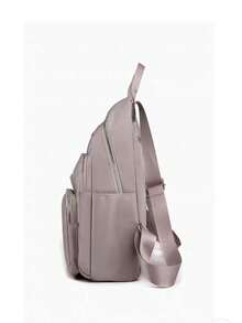 Women Fashion Backpacks - 淺灰紫 - 查看 2