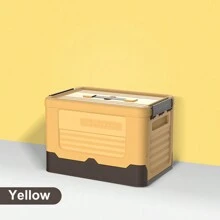 1pc Large Capacity Foldable Storage Box - Spacious Organizer For Toys, Clothes, Snacks & Books - Durable Plastic, Perfect For Car & Home, Enhances Bedroom Organization - Multicolor - View 12