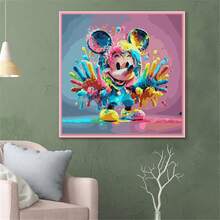 1set Painting By Number Kit  Colorful For Adults Oil Painting Pictures By Numbers Cartoon Pattern Home Decor Wall Art - Multicolor - View 5