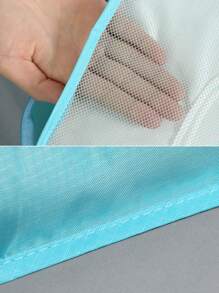 1入組帶拉鍊的大型布料收納袋 - 非常適合存放被子、毛毯、寢具、枕頭和衣物 - 可折疊且寬敞的容器，方便家居組織，大容量的包裝立方體和行李箱組織者，適合家居和旅行 - 便捷且節省空間的解決方案