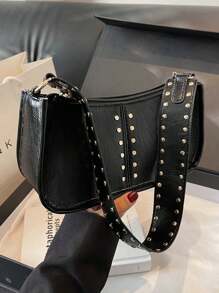 Túi xách thời trang mới hợp thời trang thanh lịch tối giản dành cho trường học, đi lại, giản dị, du lịch và vui chơi - màu đen - Xem 12