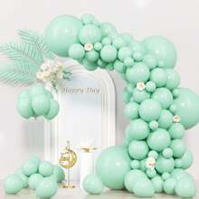 10/50/100PCS Mint Green Balloons Different Sizes 18" 12" 10" 5" Pastel Light Green Balloons For Birthday Shower Gender Reveal Wedding Decorations, Christmas
