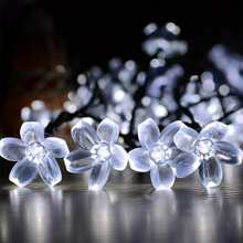 1入櫻花燈串 - 適用於婚禮，生日和聖誕節的室內裝飾照明 - 帶有樹枝設計的童話燈飾（不含電池，請準備3節AA電池）, 可用於派對，節慶裝飾和營造氛圍燈光 - 白色 - 查看 7