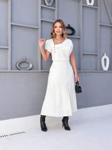 Women Two-Piece Outfits - Blanco - Ver 3