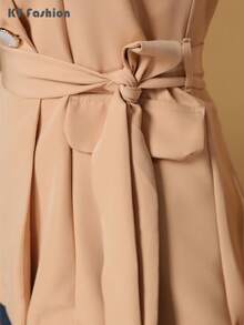 Women Blouses - 卡其色 - 查看 8