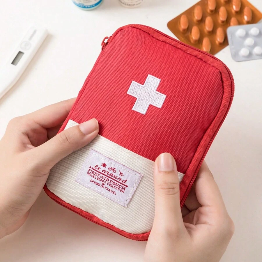 1Pc Portable Medical Kit Medicine Storage Bag Traveling Small Medicine Bag Travel First Aid Kit Macaron Color First Aid Bag Medicine Bag Medicine Storage Bag Medicine Organizer First Aid Kit First Aid Bag Travel Accessories Travel Organizer Travel Essentials Travel Stuff Travelling Bag College Vacation Cruise Summer Holiday Essentials For Outdoor Camping Hiking Hunting