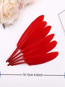 20 piezas Plumas de pato de 10-15 cm (4-6 pulgadas) Accesorios de manualidades Decoración DIY Tiempo libre creativo Atrapasueños Carnaval Fiesta Pendientes Plumas para boda