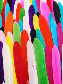 20 piezas Plumas de pato de 10-15 cm (4-6 pulgadas) Accesorios de manualidades Decoración DIY Tiempo libre creativo Atrapasueños Carnaval Fiesta Pendientes Plumas para boda