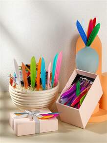 20 piezas Plumas de pato de 10-15 cm (4-6 pulgadas) Accesorios de manualidades Decoración DIY Tiempo libre creativo Atrapasueños Carnaval Fiesta Pendientes Plumas para boda