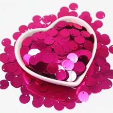 20g 400pcs Paillettes 10mm Flat Round Large Sequin Edge Hole Loose Sequins 1cm Diy Jewelry Sewing Wedding Decoration Craft Garment Accessories Lentejuelas