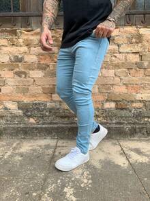 Men Pants - Màu xanh nhạt - Xem 7
