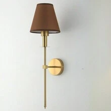 E27/E26 Holder Wall Sconces , Retro Industrial Wall Lamps, Bathroom Vanity Sconces Wall Lighting With White Fabric Shade, Suitable For Bedroom Living Room Corridor Kitchen