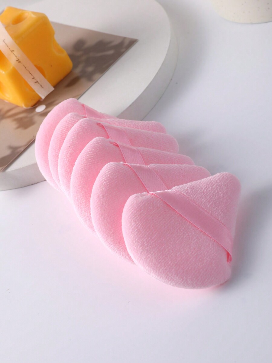 6 Triangle Powder Puffs Dry Powder Puffs Honey Powder Puffs Air Cushion