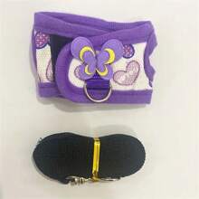 1入組天竺鼠安全帶和牽繩，刺蝟貓兔荷蘭豬小寵物遛狗背帶 - 彩色 - 查看 13