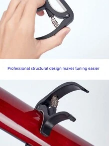 1 Capo Đàn Ukulele Nhựa, Capo Hai Tông Màu Hiện Đại, Kẹp Điều Chỉnh Đàn Ukulele Bằng Nhựa - Nhiều màu - Xem 9